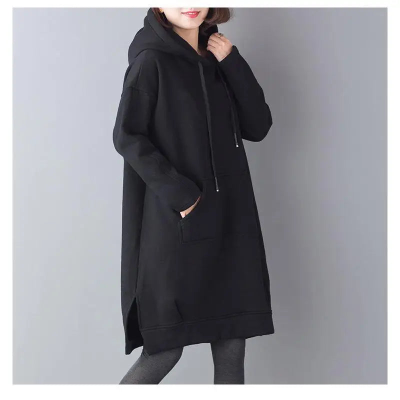 Autumn Winter Thick Hoodies Sweatshirts for Women