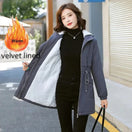 Switch Women&#39;s winter hooded fleece-lined parka for cozy and stylish warmth. 1 image