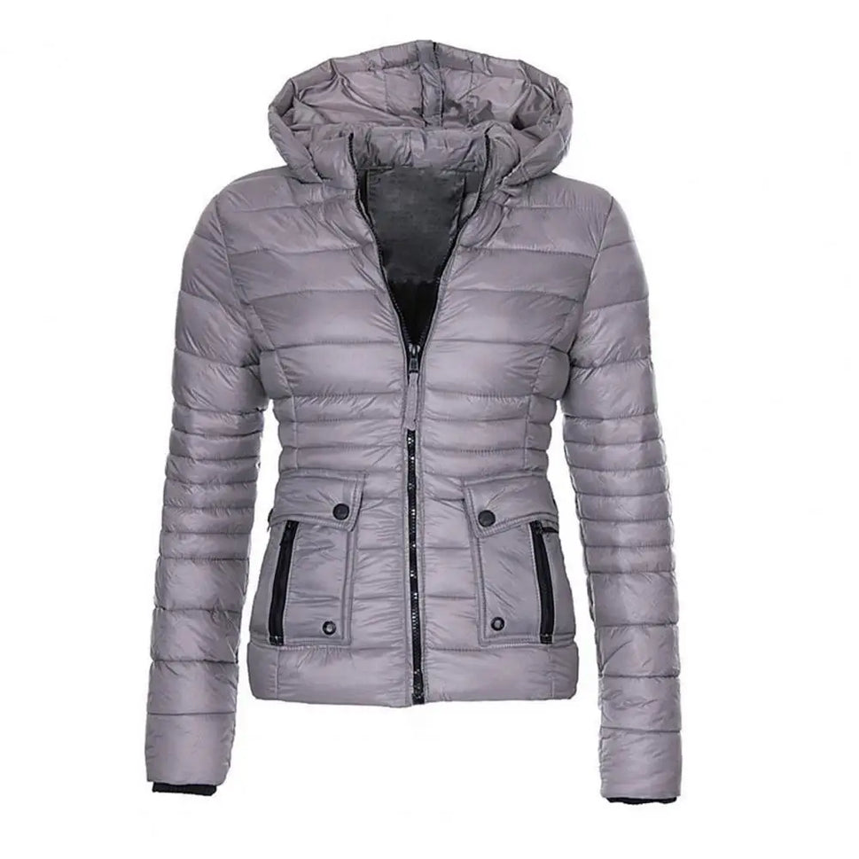 Cotton Padded Parka Women Jacket - Warm & Stylish Winter Outwear