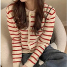 Switch Trendy Stripe Knitted Cardigan for Women 2 image