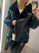 Switch Ailegogo Winter Faux Leather Fur Jacket 2 image