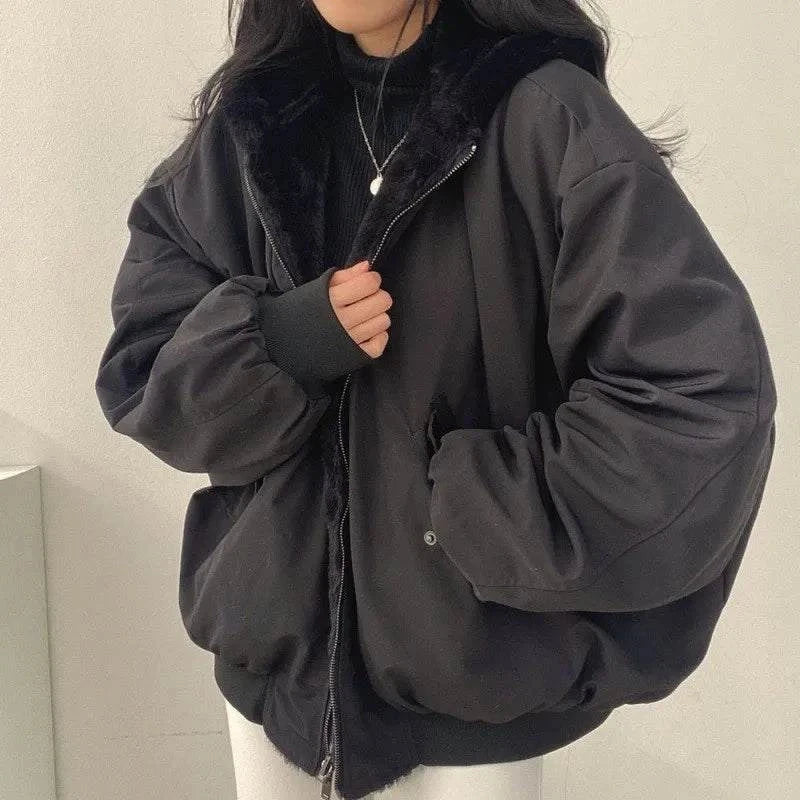 Winter Thicken Oversized Hooded Coat