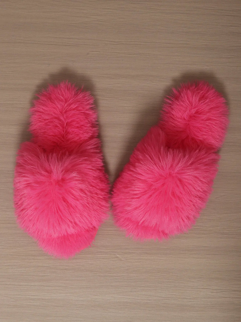 Women's Faux Fur Fluffy Indoor Slippers - Warm & Stylish