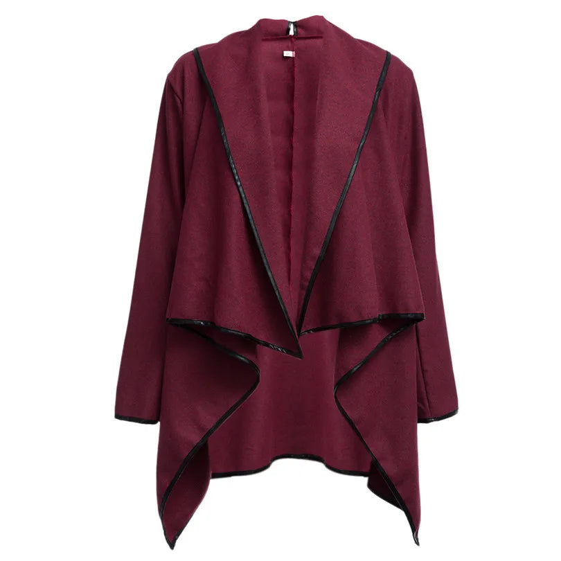 Women’s Trench Coat Long Cashmere Woolen Overcoat