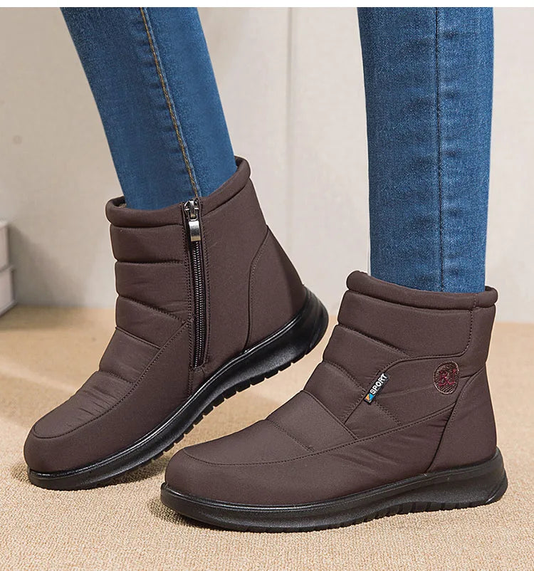 Women's Waterproof Ankle Boots for Winter | Alfadarling