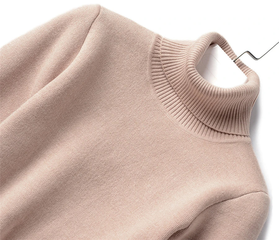 Thicken Velvet Turtleneck Sweater