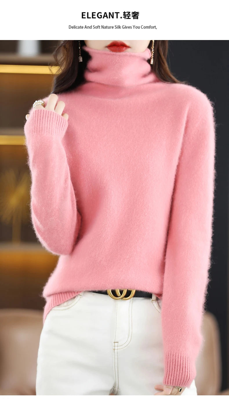 Mink Cashmere Oversized Sweater for Women