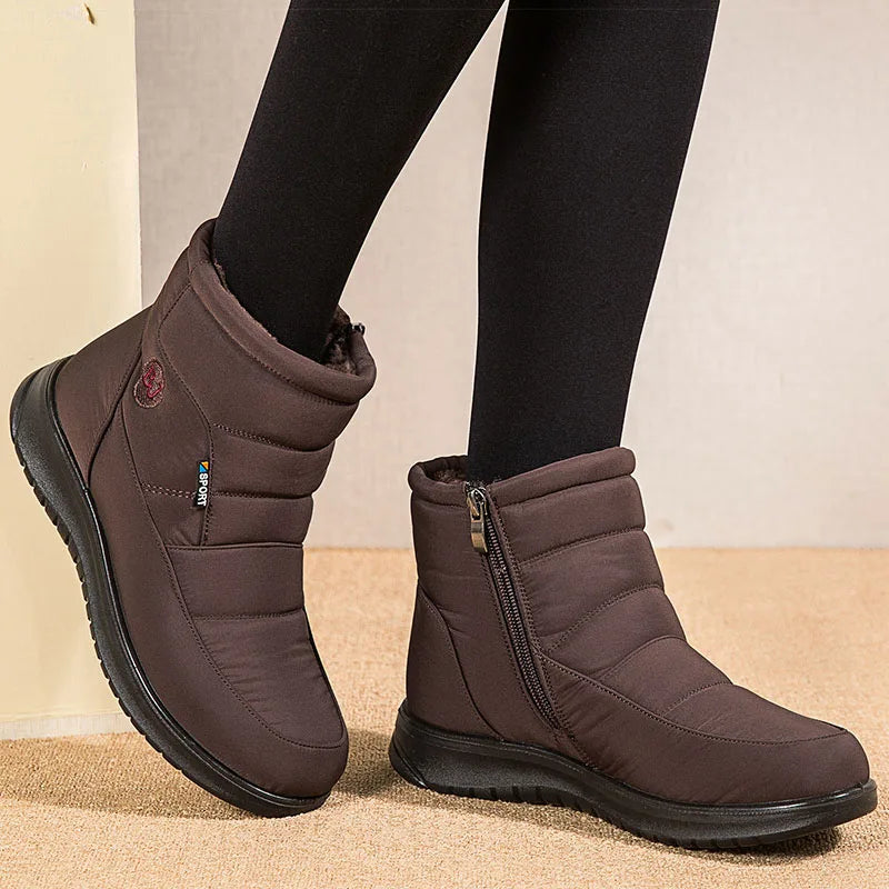 Women's Waterproof Ankle Boots for Winter | Alfadarling