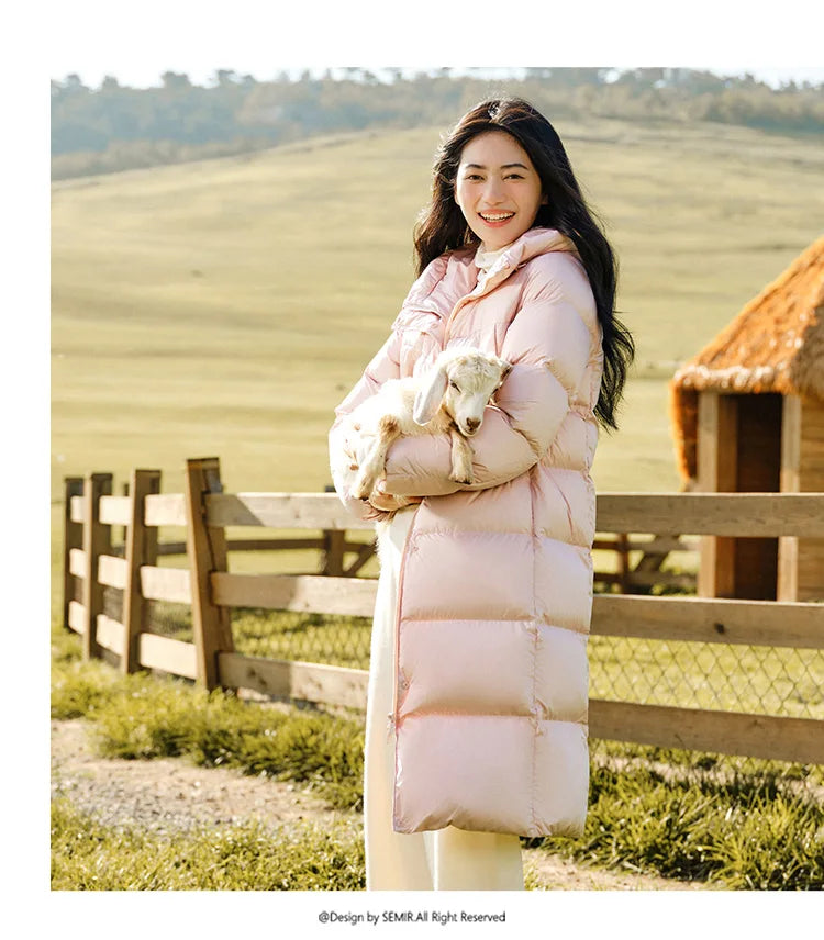 Semir Long Length Down Jacket for Women