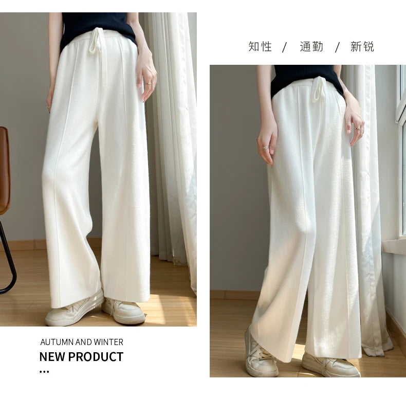 Women's High-Waist Cashmere Sports Pants