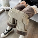 Switch Winter Warm Lambswool High Waist Wide Leg Pants for Women 1 image