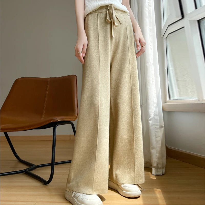 Women's High-Waist Cashmere Sports Pants