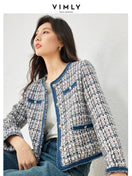 Switch Vimly Plaid Tweed Cropped Jacket for Women 1 image