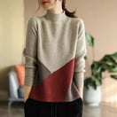 Switch Autumn Winter Panelled Vintage Sweaters for Women 1 image