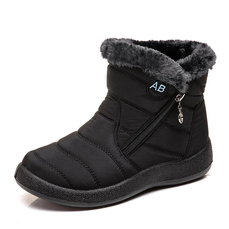 Women's Waterproof Winter Boots with Soft Fur | Alfadarling