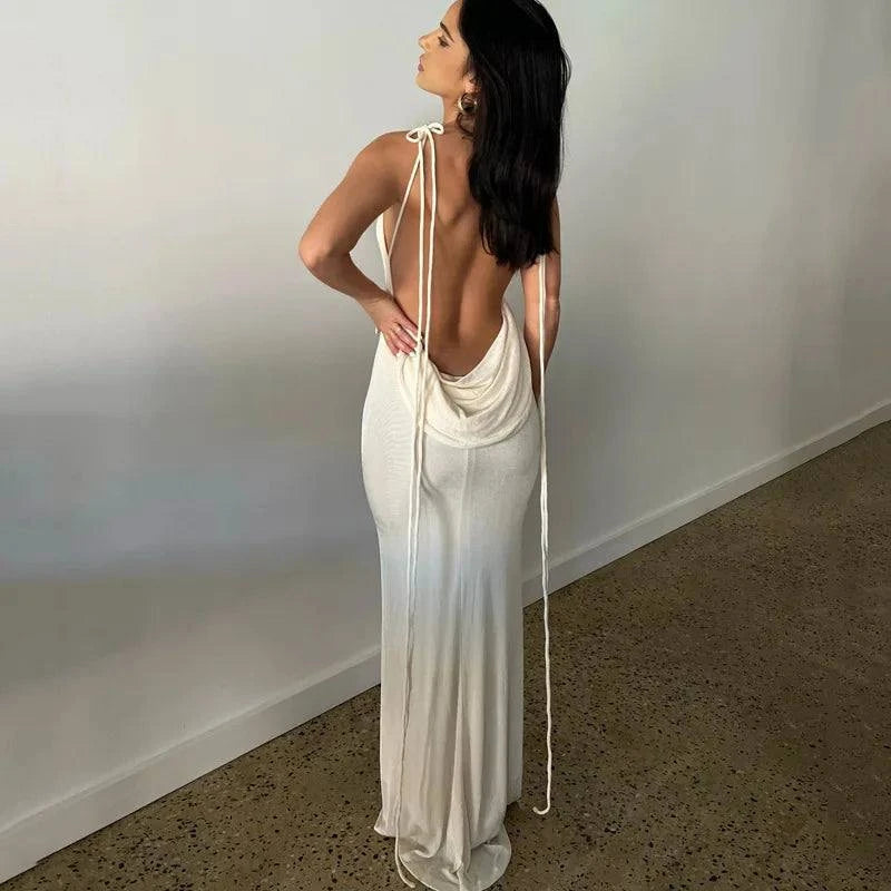 Dulzura Backless Maxi Dress