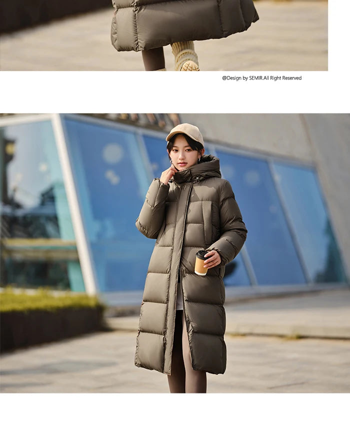 Semir Long Length Down Jacket for Women