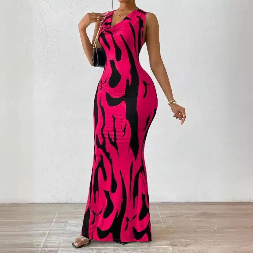 Chic Summer Bodycon Maxi Dress