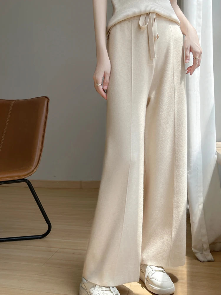 Women's High-Waist Cashmere Sports Pants