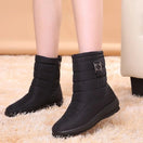 Switch Women&#39;s Warm Fur Ankle Snow Boots with Wedge Heel | Alfadarling 2 image