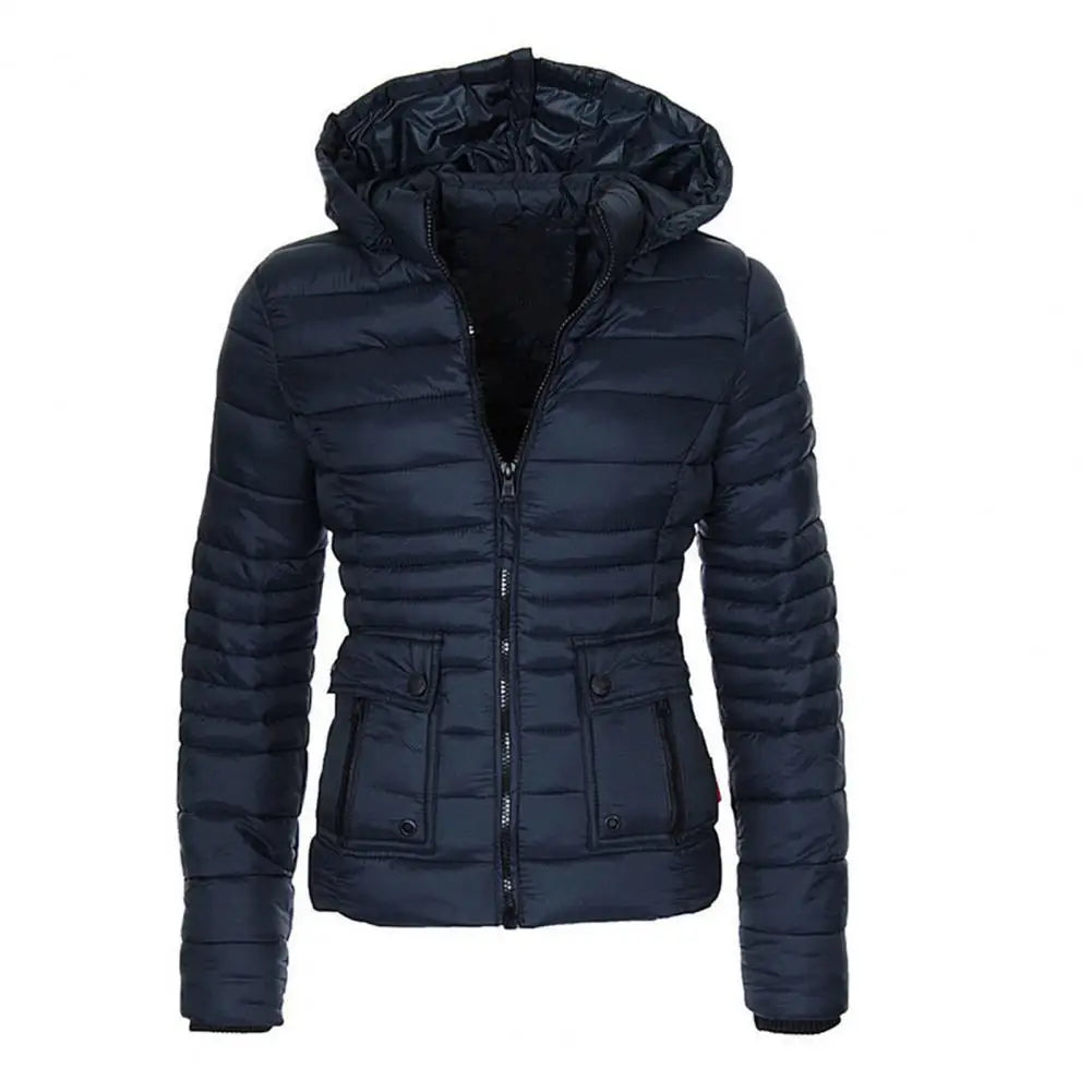 Cotton Padded Parka Women Jacket - Warm & Stylish Winter Outwear