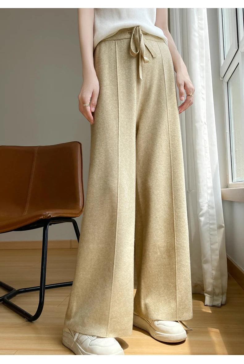 Women's High-Waist Cashmere Sports Pants