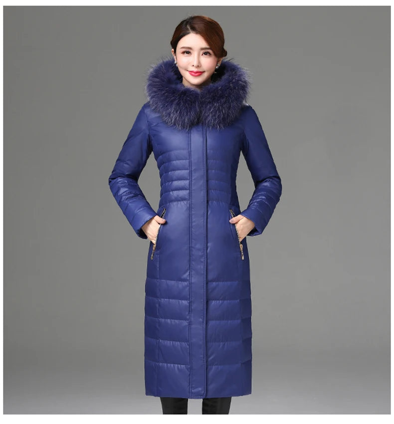 Shengyu Boya Over-The-Knee Long Down Jacket