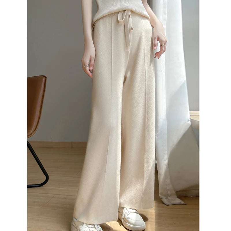 Women's High-Waist Cashmere Sports Pants