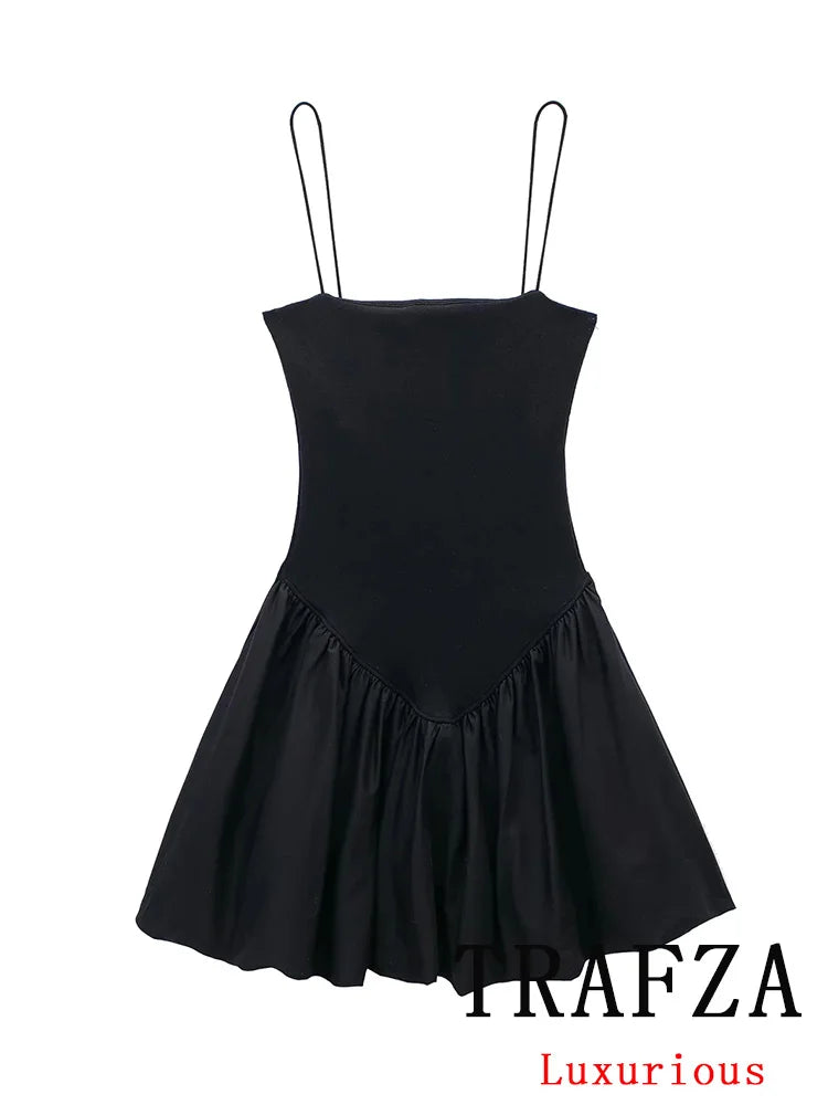 Vintage Chic Cami Mini Dress - TRAFZA Collection