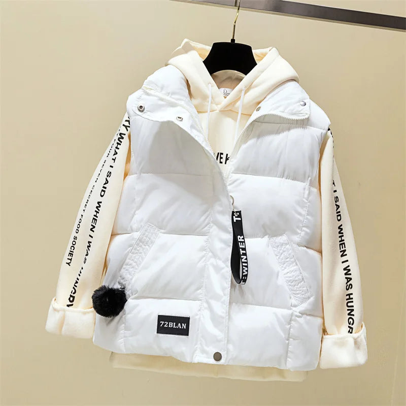 Winter Sleeveless Vests Coat for Women