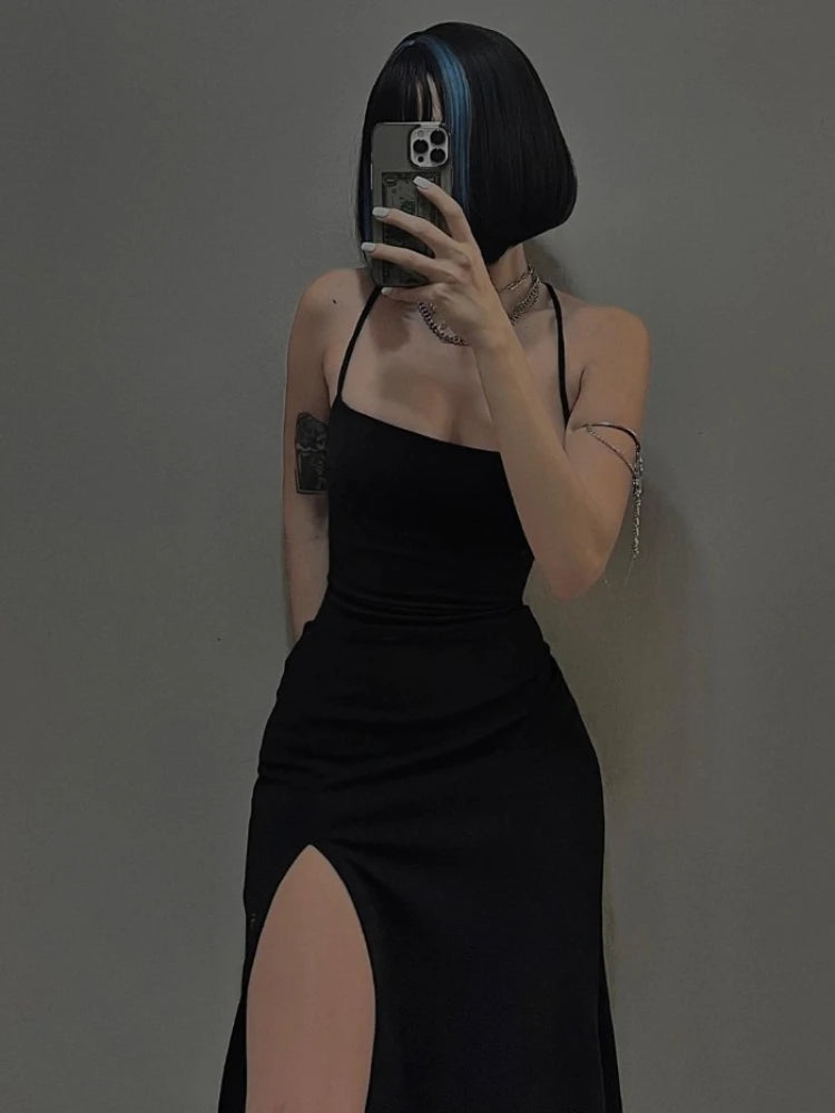 Elegant AltGoth Coquette Party Dress