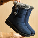 Switch Trendy Waterproof Ankle Boots with Fur for Women 1 image