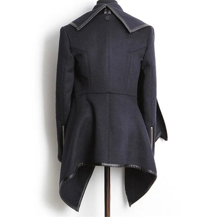 Women’s Trench Coat Long Cashmere Woolen Overcoat