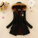 Switch Autumn Winter Women’s Hooded Slim Coat 2 image