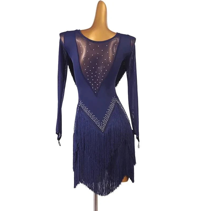 Elegant Latin Dance Competition Dress