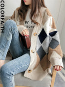 Switch Plaid Chic Oversized Cardigan 1 image