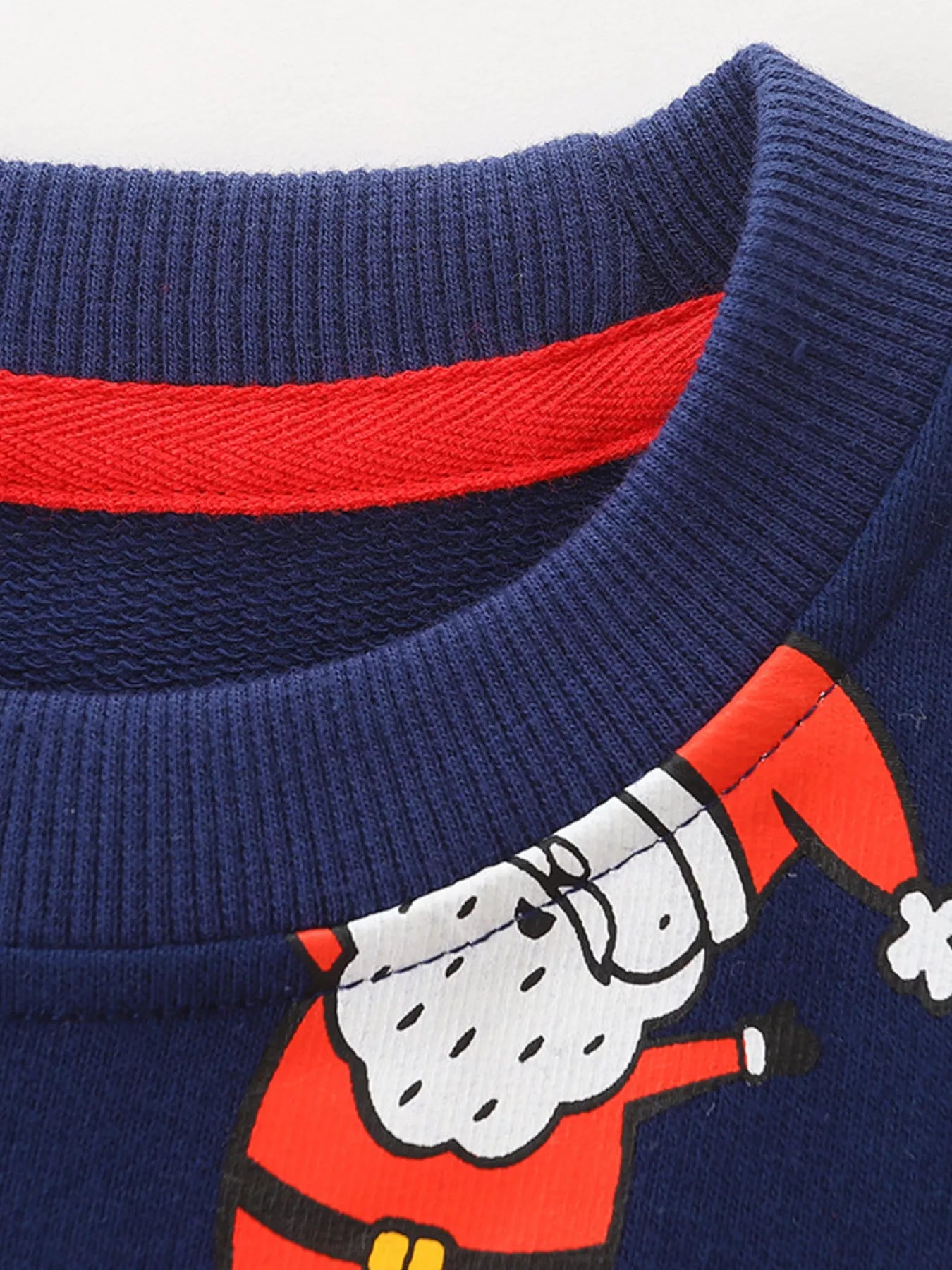 Children's Christmas Print Crew Neck Sweatshirt