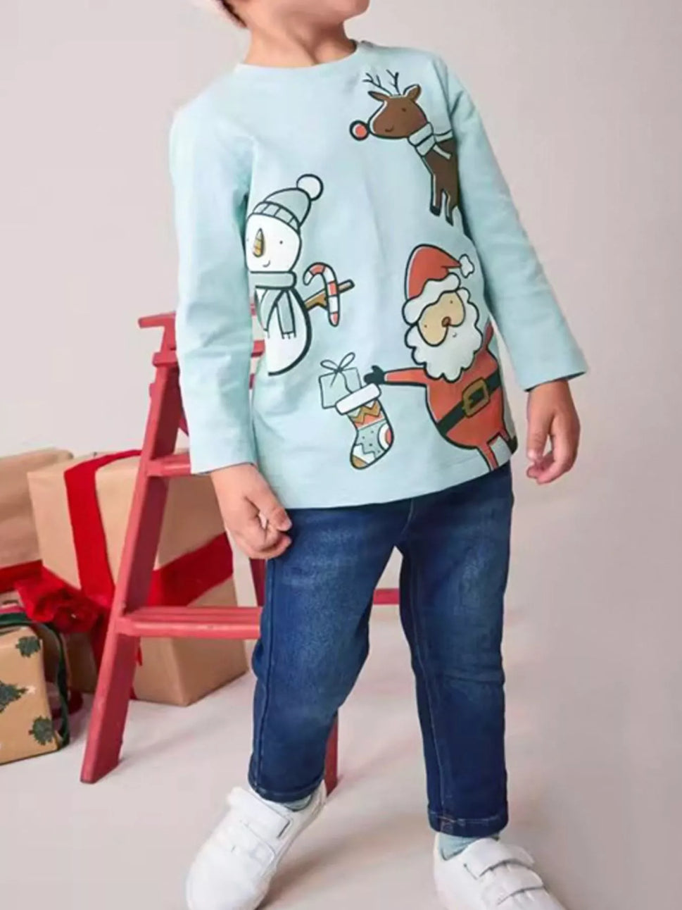 Children's Long Sleeve Christmas T-Shirt