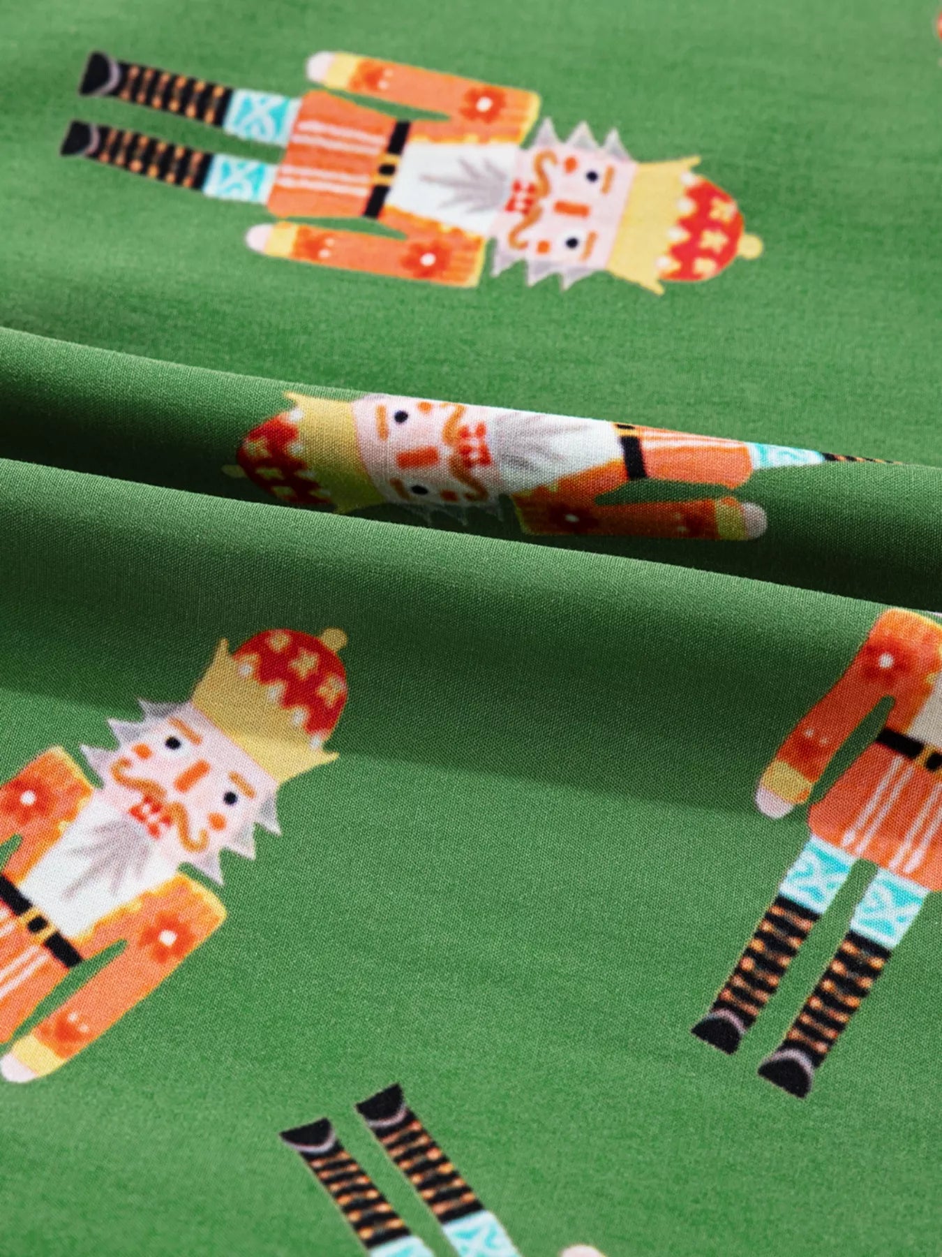 Christmas Nutcracker Button Up Top and Shorts Lounge Set