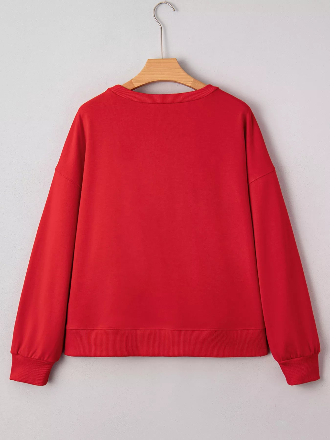 Merry Script Holiday Christmas Graphic Sweatshirt