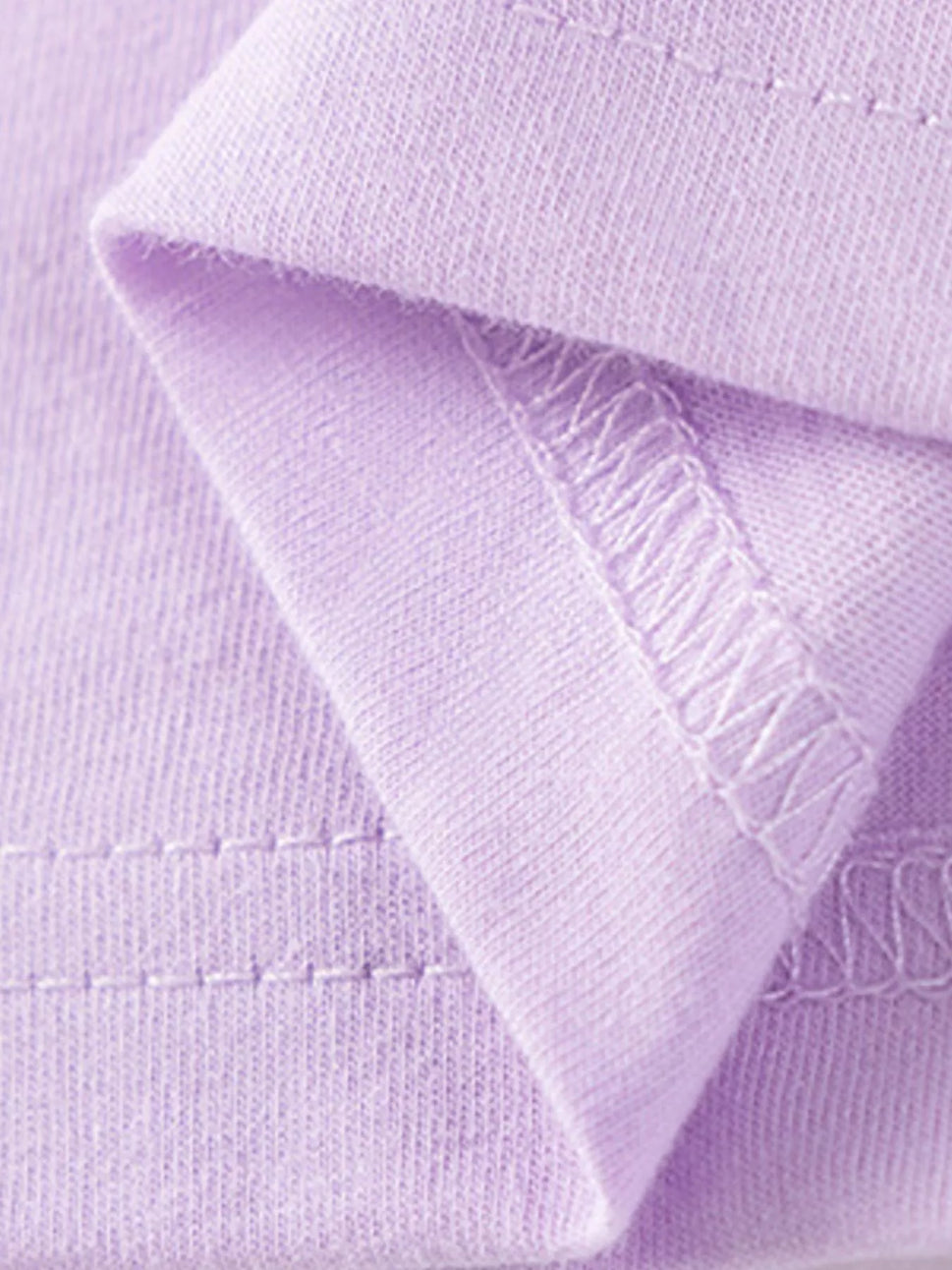 Children's Cute Bunny Applique Ruffle Trim Set