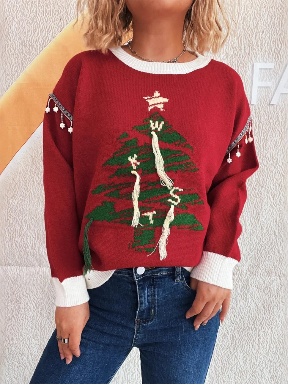 Christmas Tree Long Sleeve Sweater