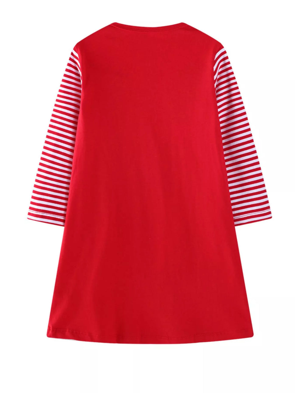 Children's Christmas Tree Animal Long Sleeve Dress