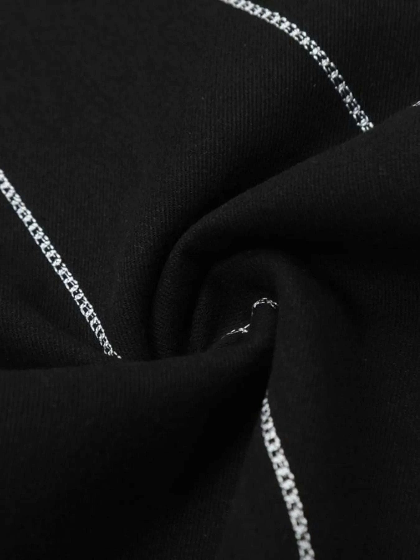 Men's Spider Web Embroidered Flared Jeans