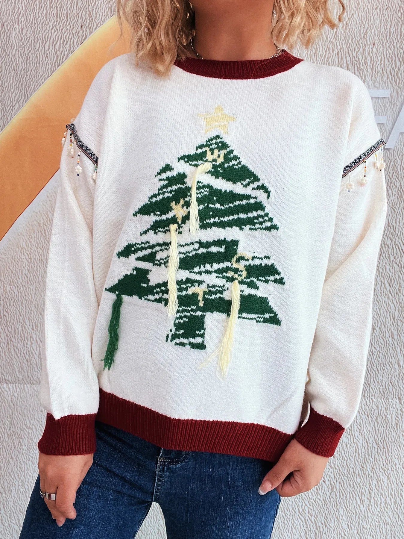 Christmas Tree Long Sleeve Sweater