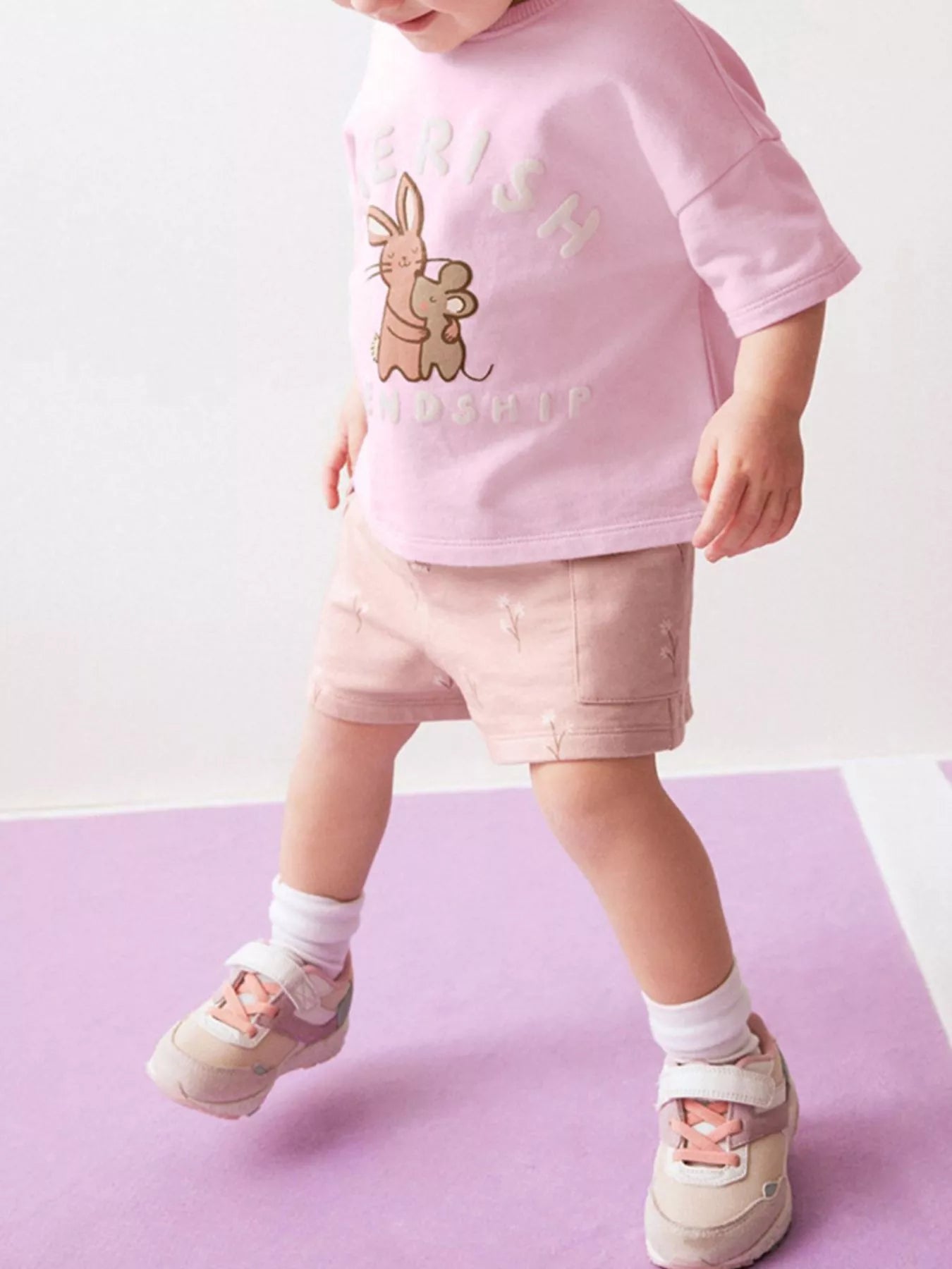 Children's Graphic Tee and Shorts Set