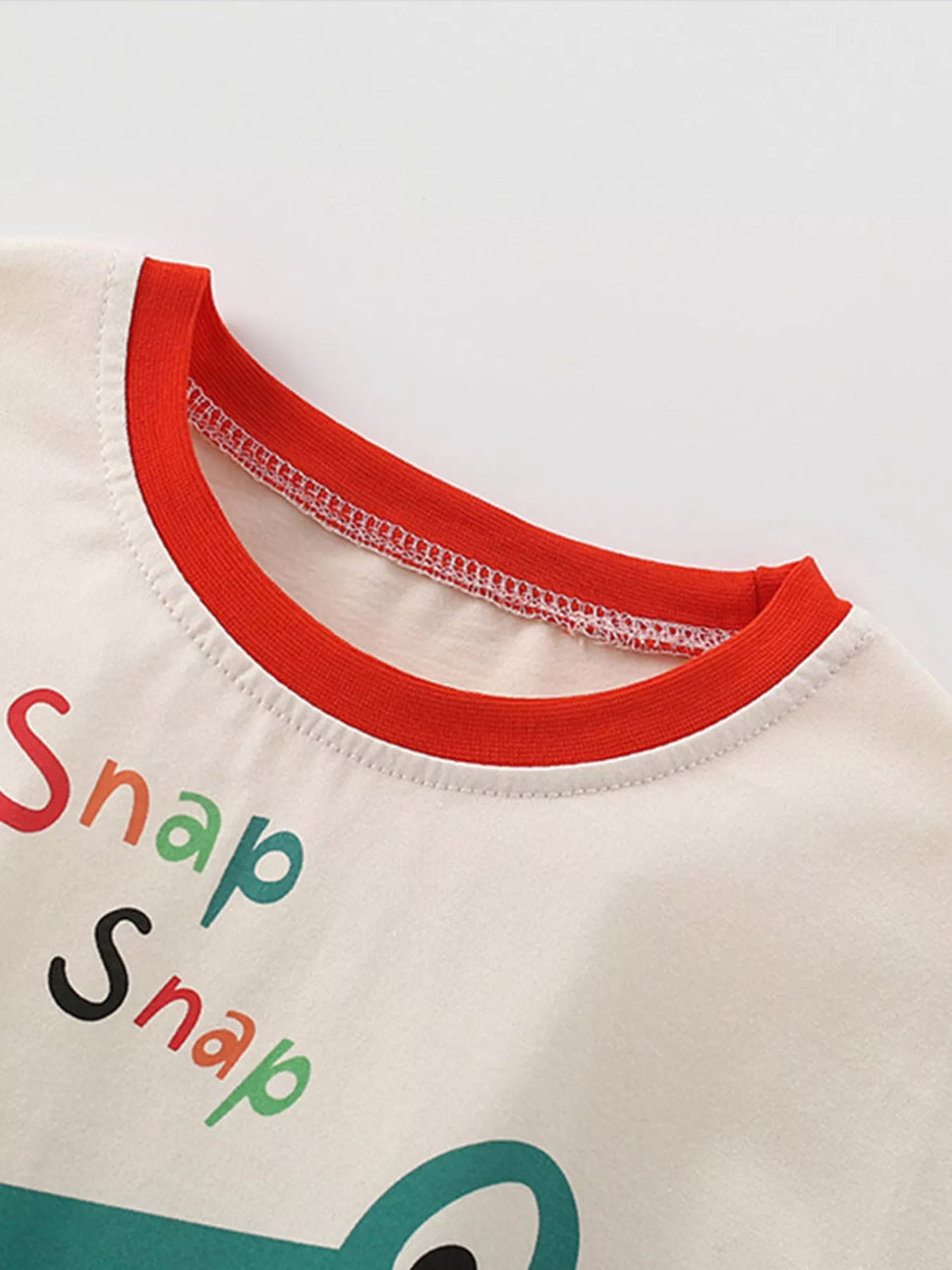 Children's Dinosaur Applique Two-Piece Set