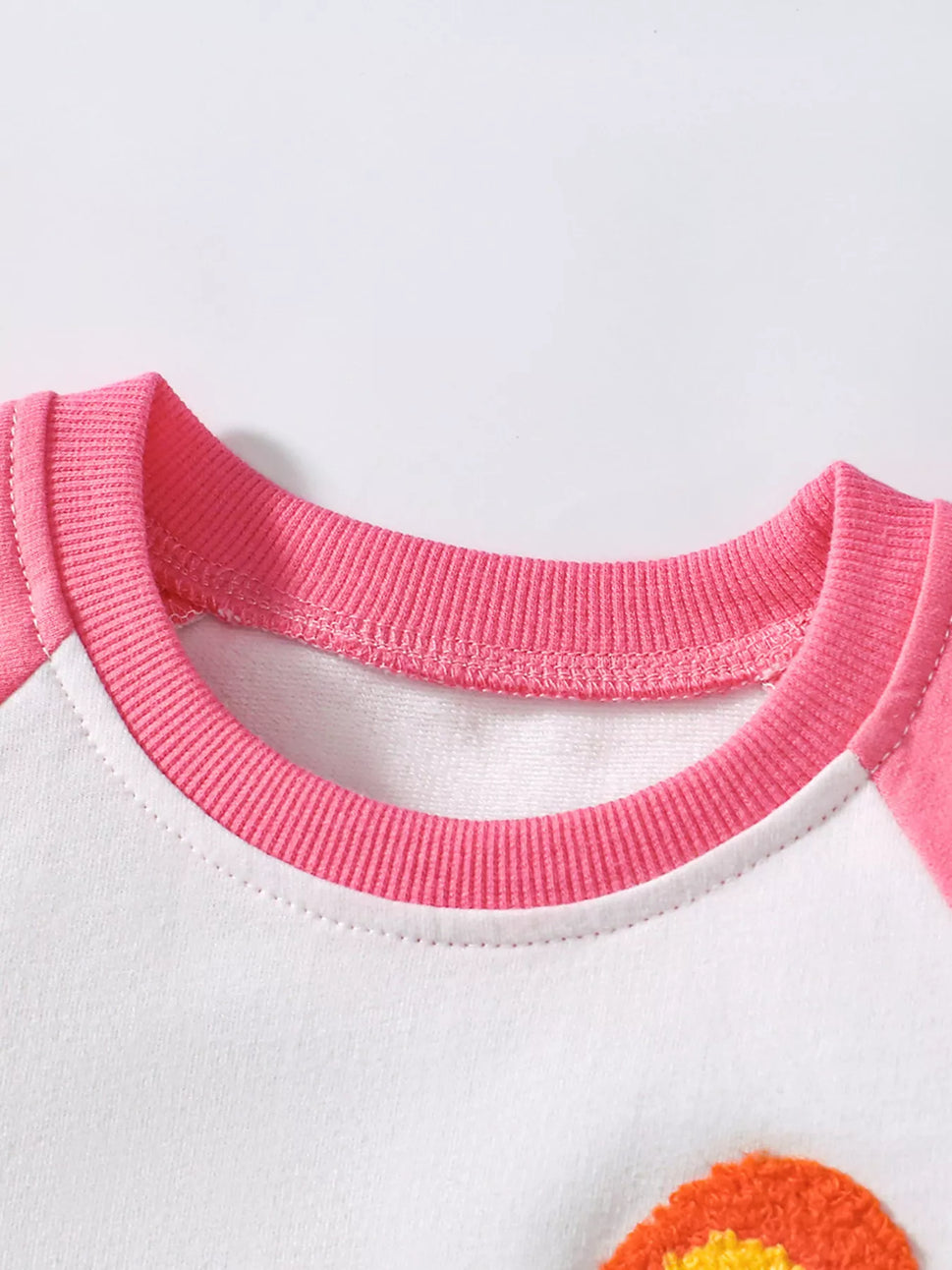 Children's Rainbow Short Sleeve Top and Shorts Two-Piece Casual Set