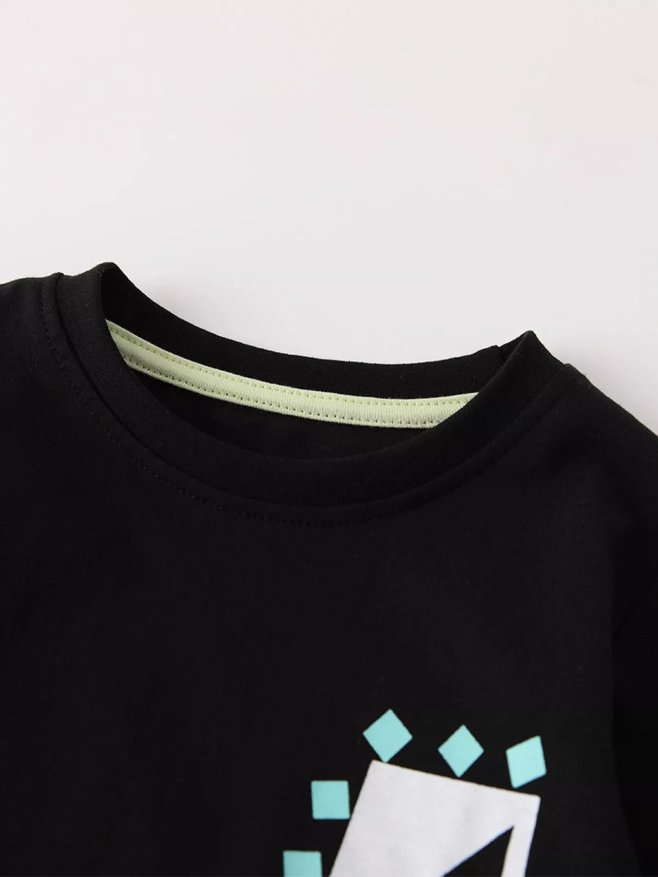 Children's Long Sleeve Top and Striped Pants Set