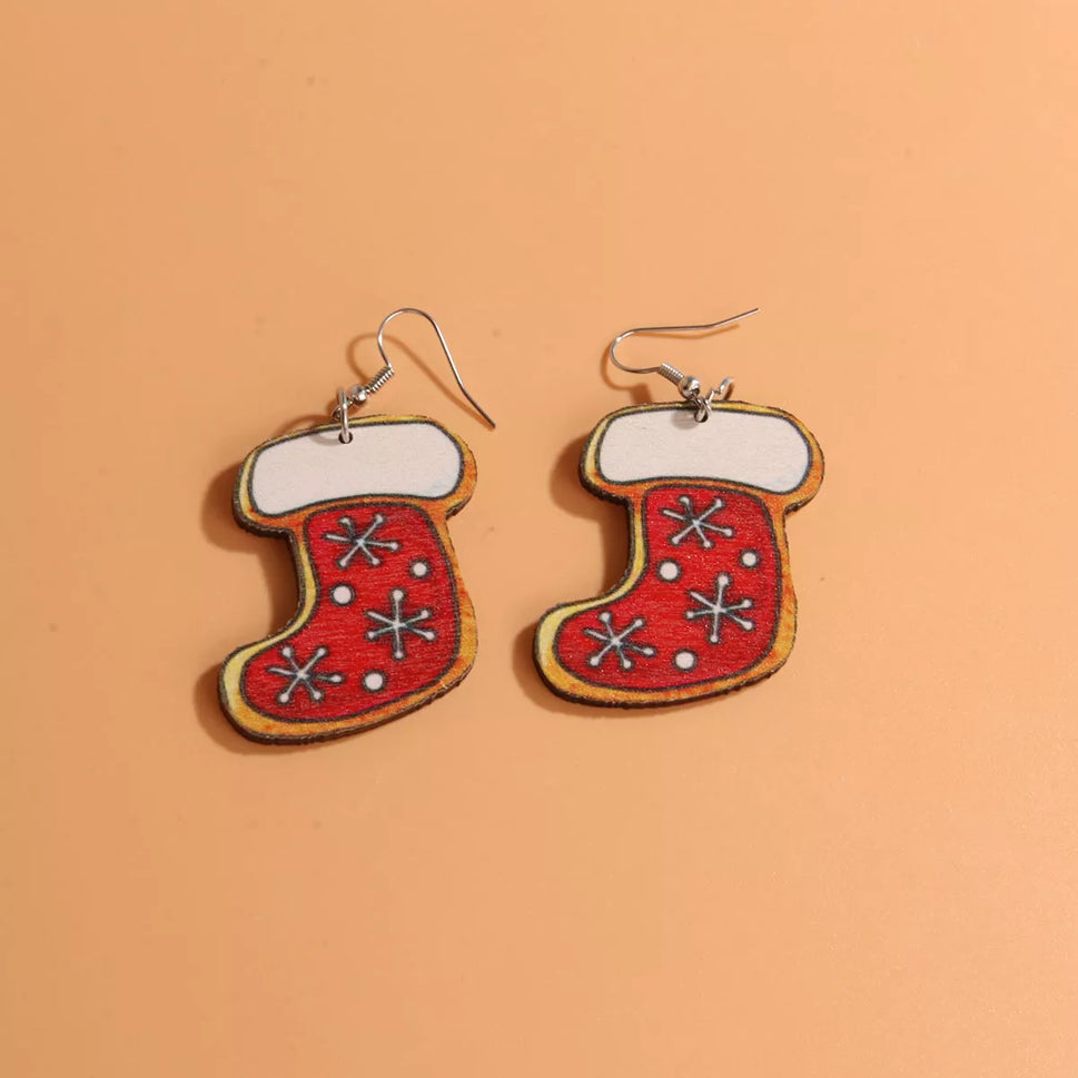 Christmas-Themed Dangle Earrings